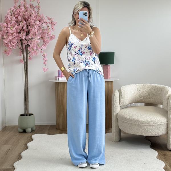 Pantalon Billy bleu (taille grand)