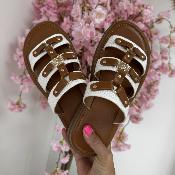 Sandales Amandine blanches