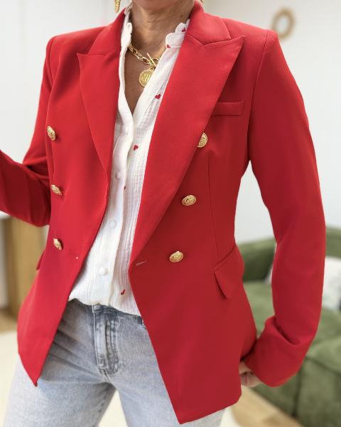 Blazer Parker rouge