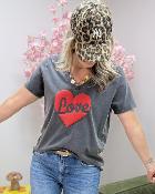 Tee shirt Leslie rouge