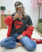 Tee shirt Leslie rouge