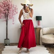 Robe 2 en 1 rouge