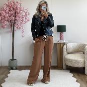 Pantalon Paula camel léo