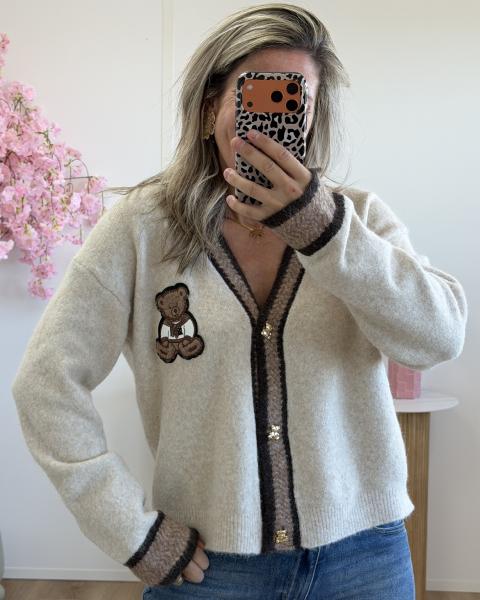Gilet bear beige