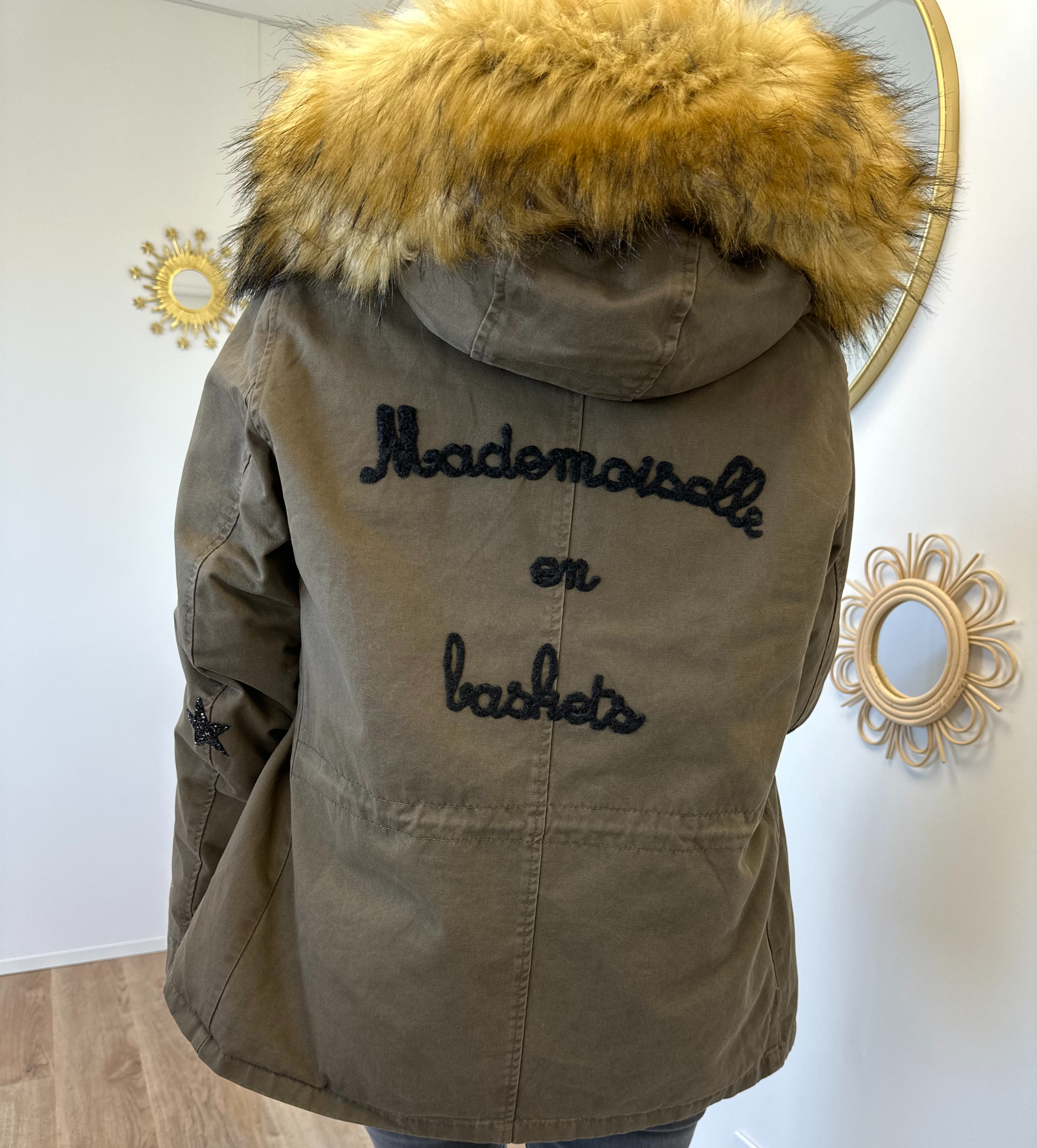 Parka fausse fourrure