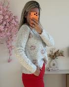 Gilet lips gris