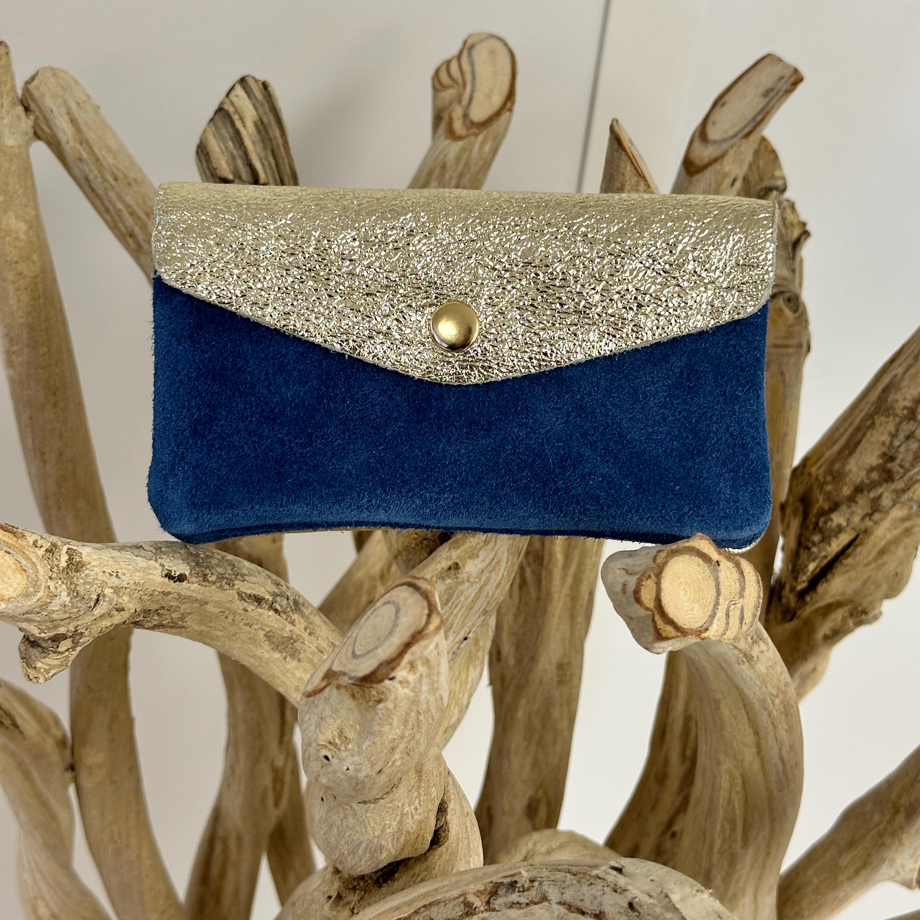 Porte monnaies bleu
