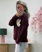 Pull Lily bordeaux