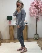 Pull jamais normal gris