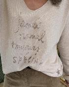 Pull jamais normal beige