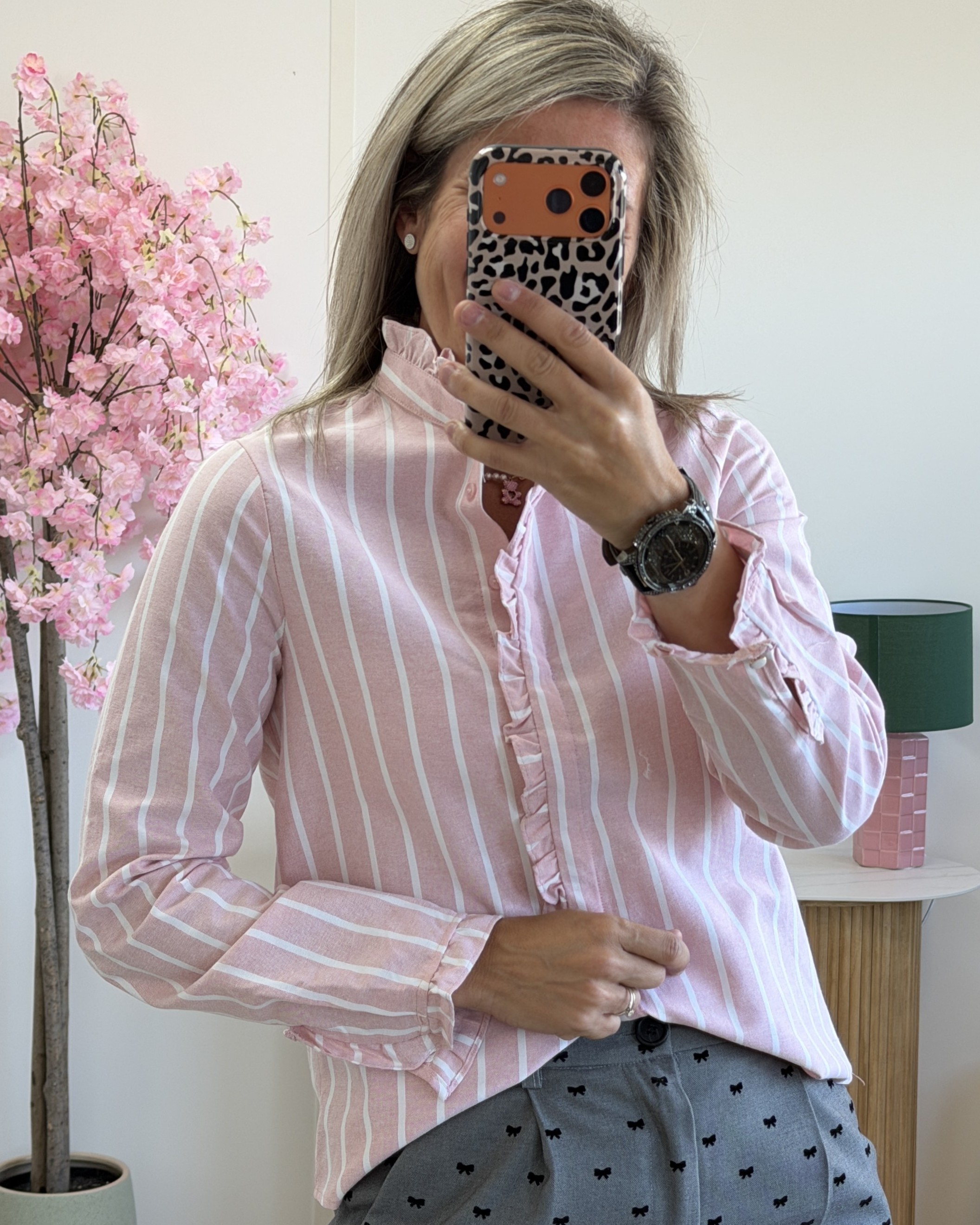 Chemise Gwladys rose