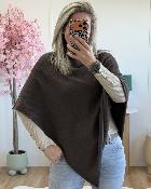 Poncho chocolat