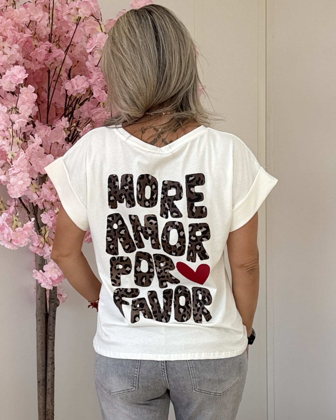 Tee shirt Amor blanc