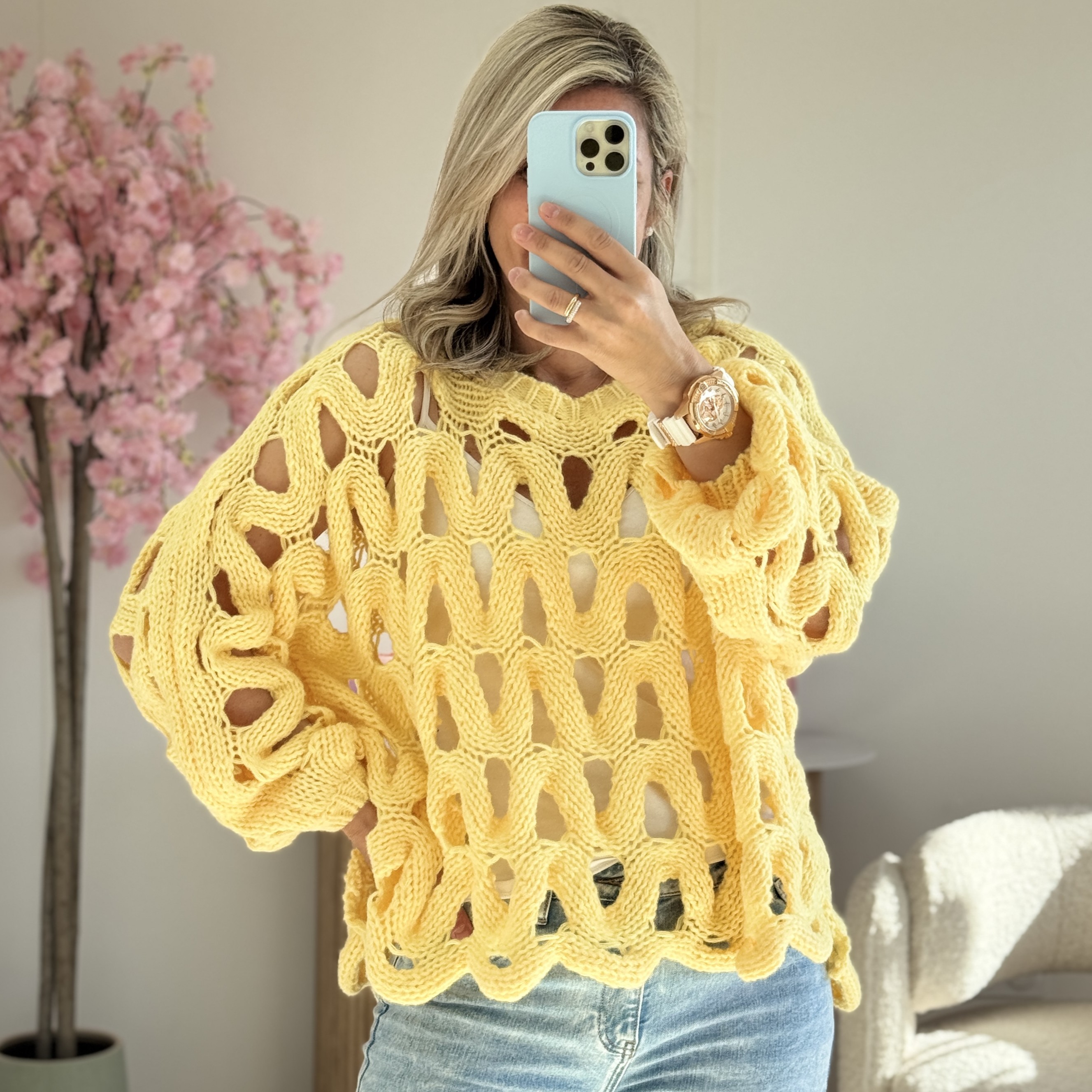 Pull Achille jaune