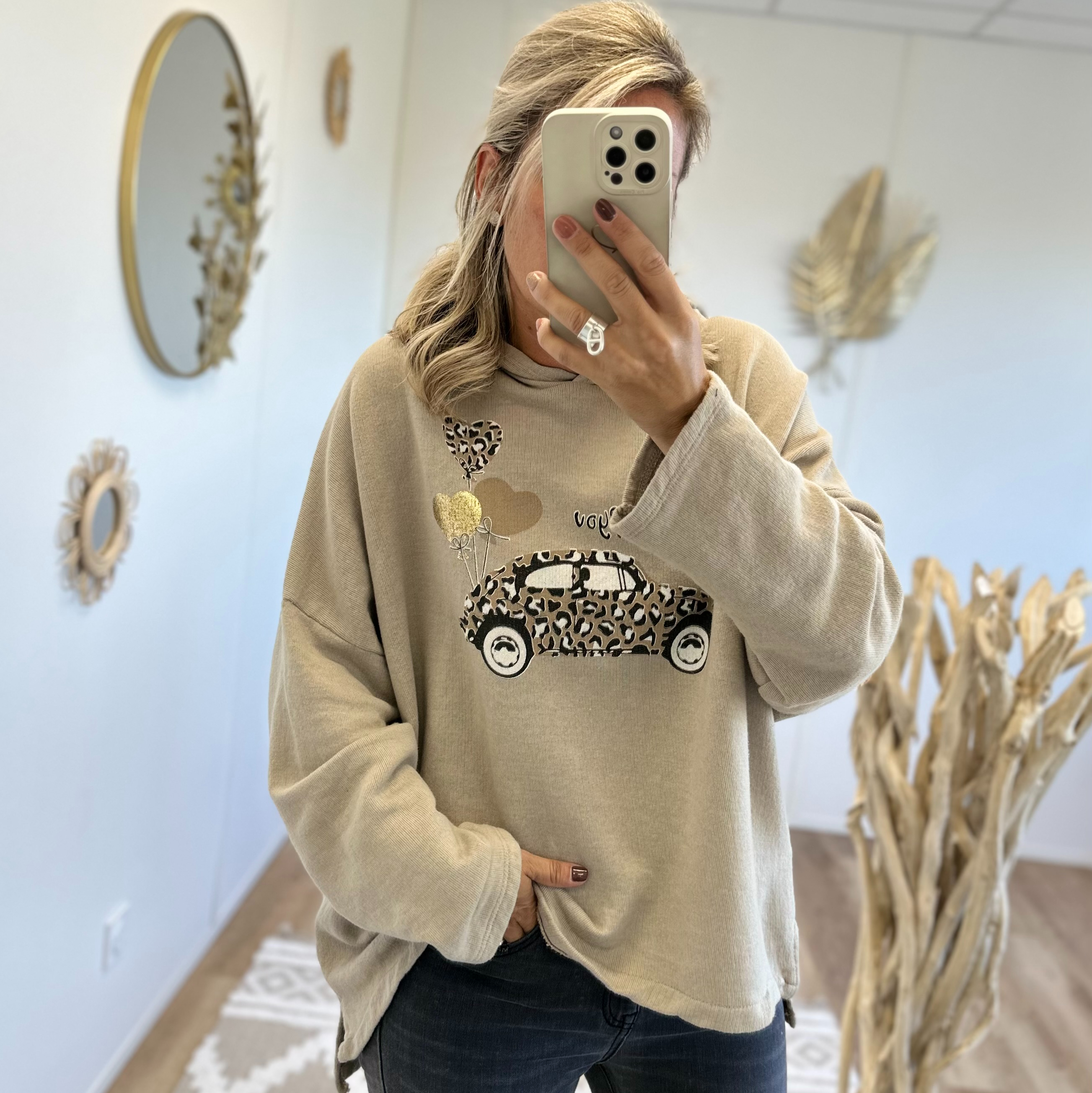 Sweat Cocci beige