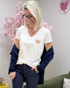 Tee shirt Kelsey blanc