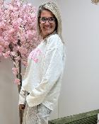 Sweat Iconic gris rose