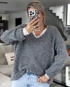 Sous pull dentelle blanc