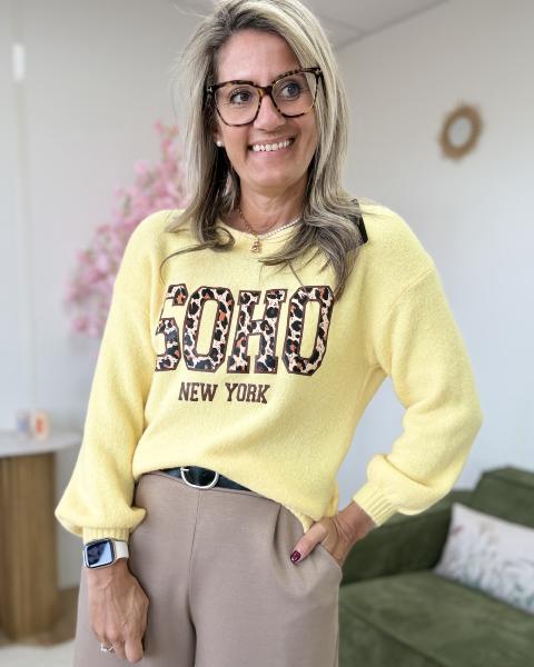 Pull Anouk jaune (du 34 au 40)