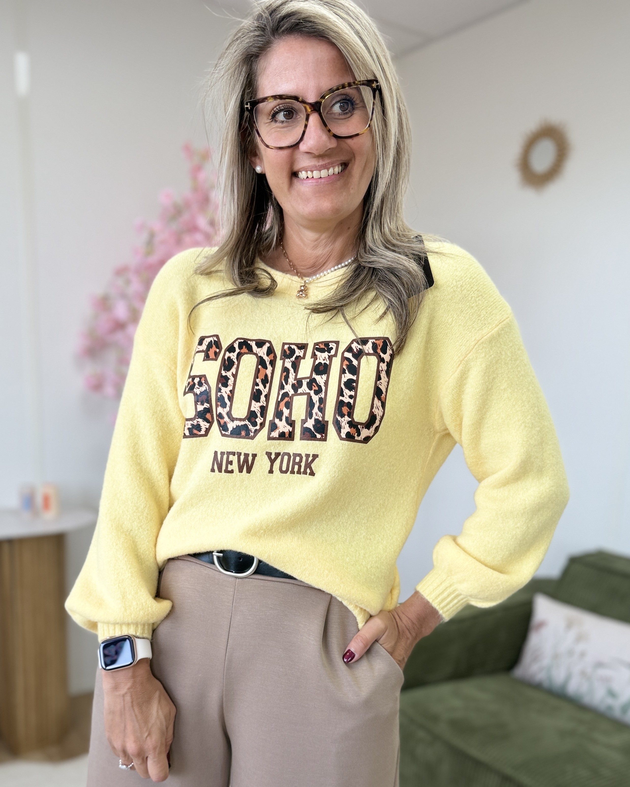 Pull Anouk jaune (du 34 au 40)
