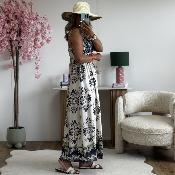 Robe Moira bleu