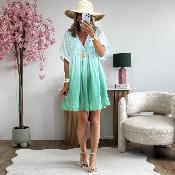 Robe Chloe turquoise