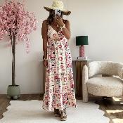 Robe Venise rose