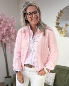 Gilet Mona rose