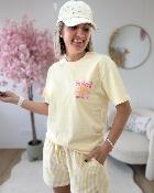 T shirt soleil rivieira jaune