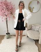 Jupe short Mona noire