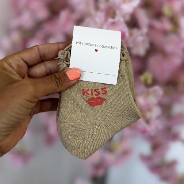 Chaussettes Kiss camel