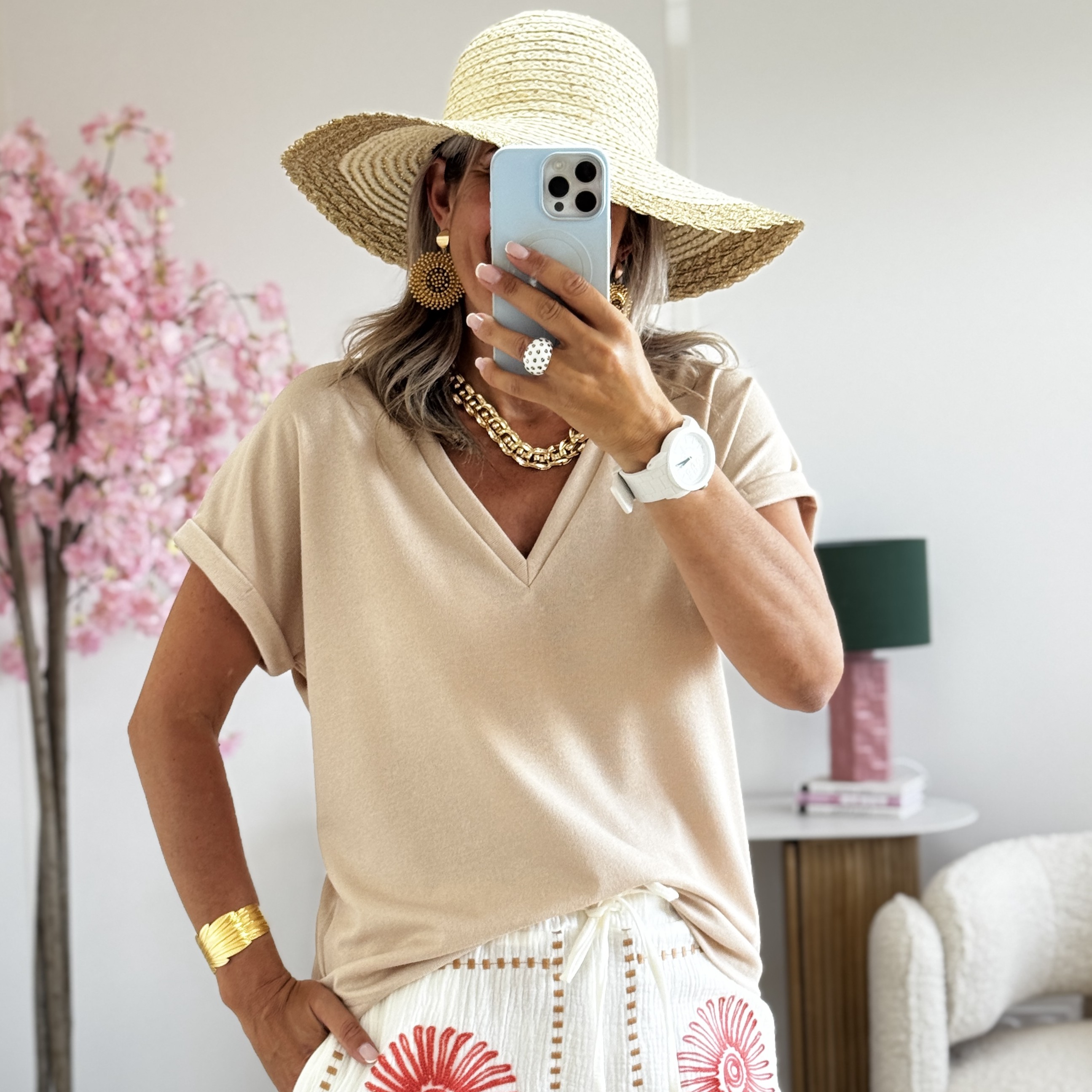 Tee shirt Laura beige
