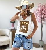 Debardeur Ibiza camel
