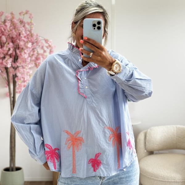 Chemise Bahamas bleu