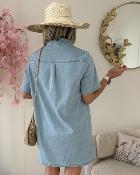 Robe Eden jeans bleue