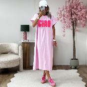 Robe tee shirt Ciao rose