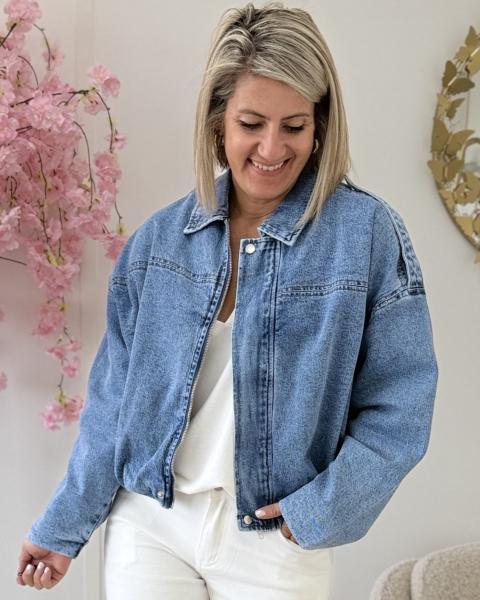 Veste en jeans Leonie