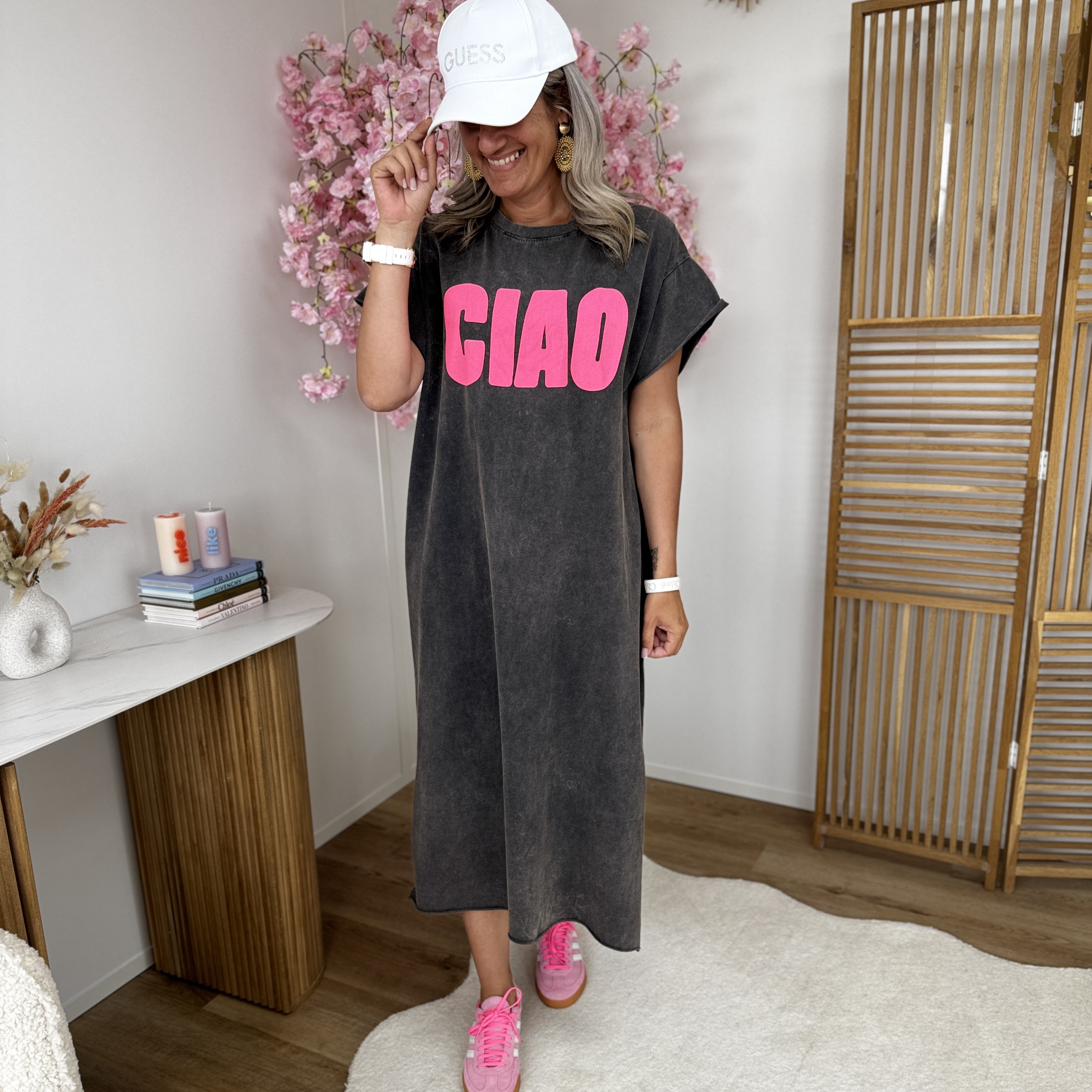 Robe tee shirt Ciao grise