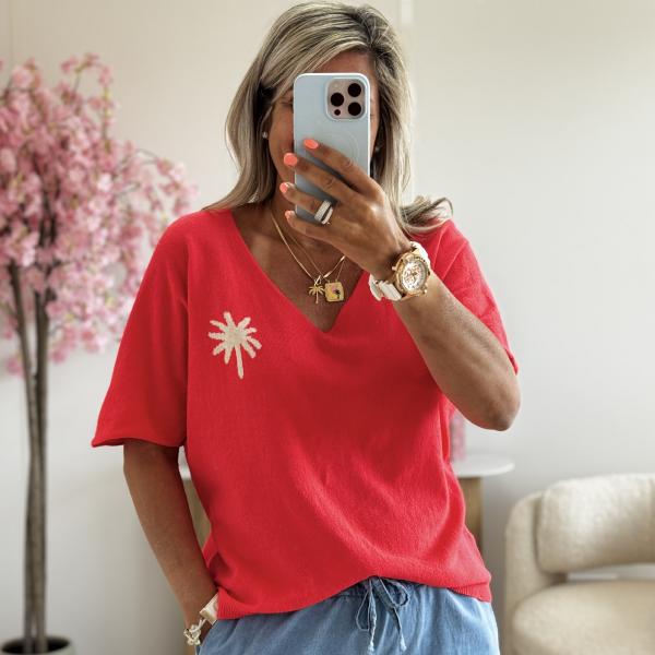 Pull Aaron corail