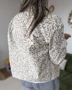 Veste fleurie
