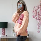 Gilet Soleil saumon
