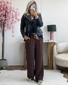 Pantalon Paula chocolat