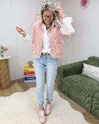 Gilet Audrey rose