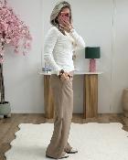 Pantalon Calixte beige