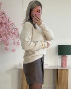 Jupe short Janet choco