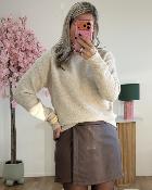 Jupe short Janet choco