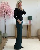 Pantalon glitter vert