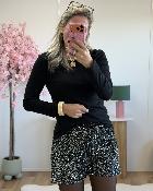 Tee shirt sequins noir