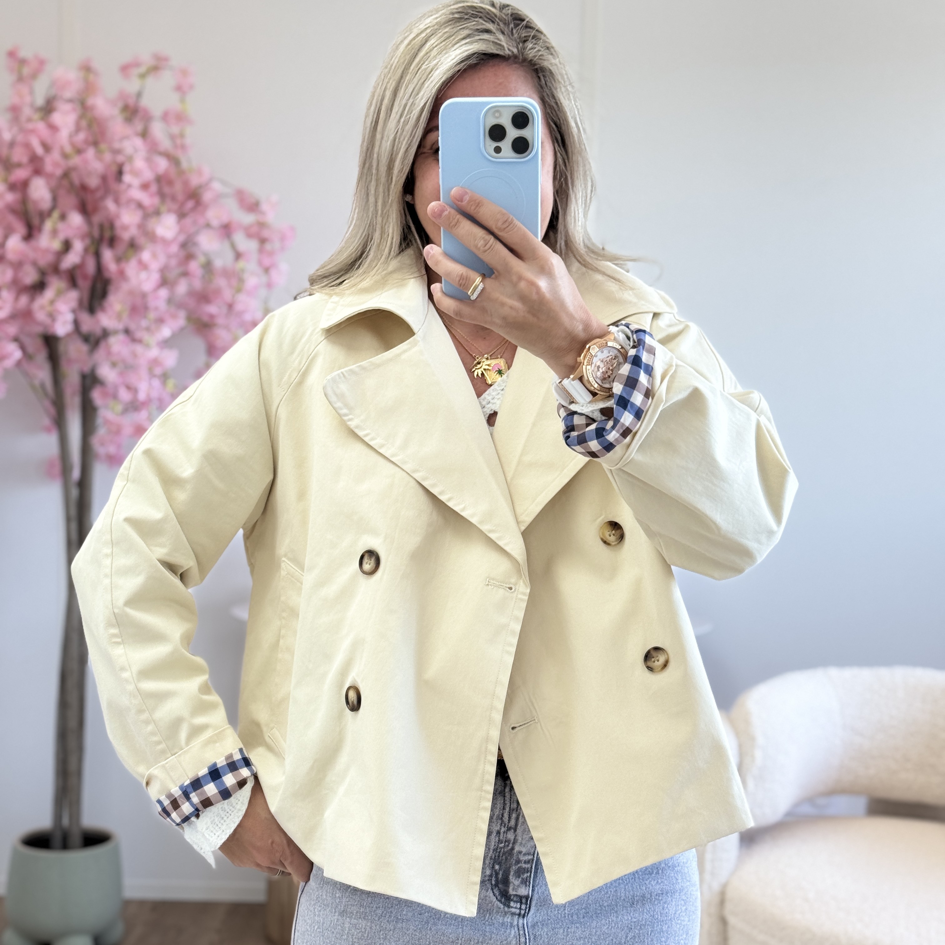 Veste Alessio beige (taille grand)