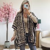 Gilet poncho leo